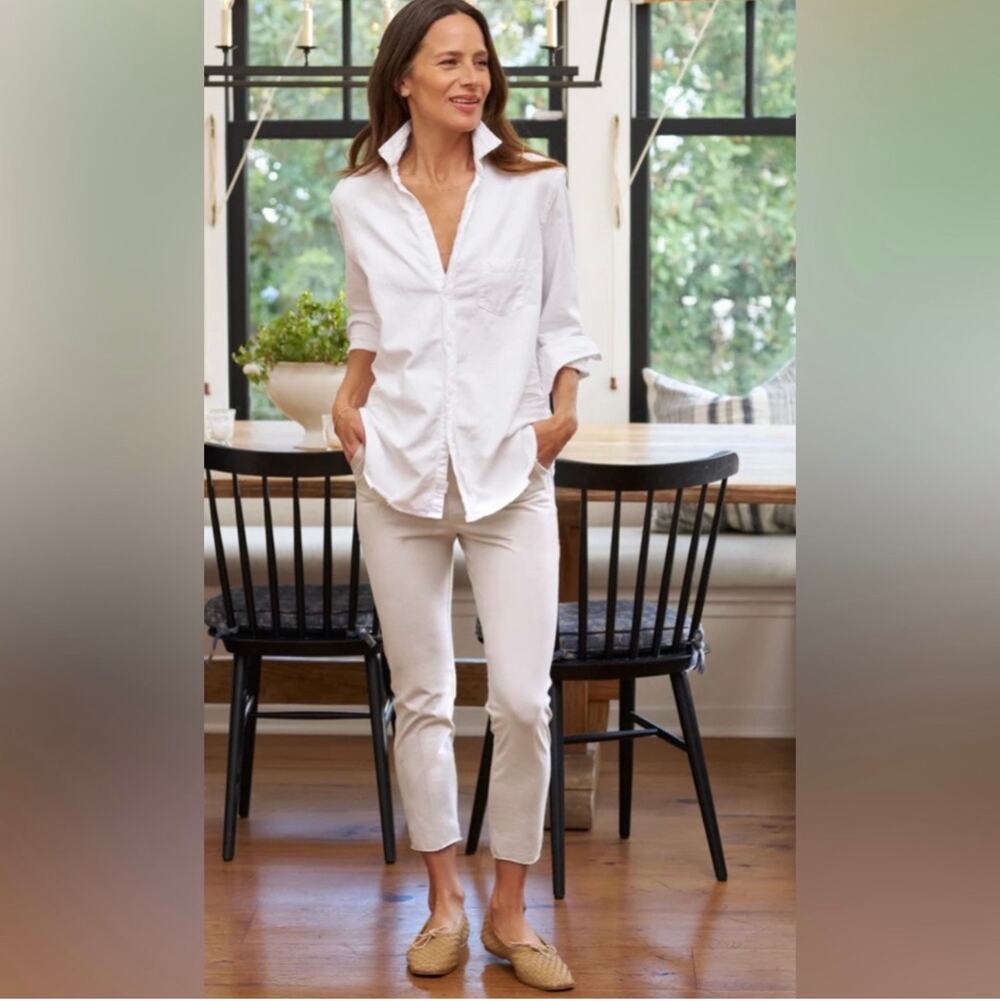 Frank & Eileen Women's Murphy Billion Dollar Pant Cement Tan Size Large NWOT